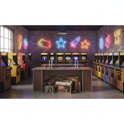 Giant Arcade virtual background