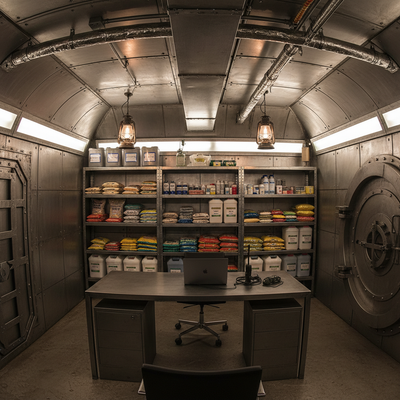 Bunker Office virtual background