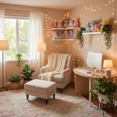 Cozy Twitch virtual background