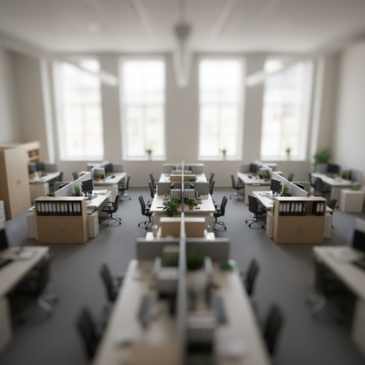 Miniature Office virtual background