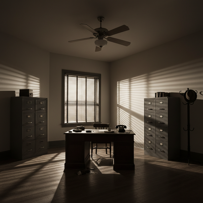 Noir Detective virtual background