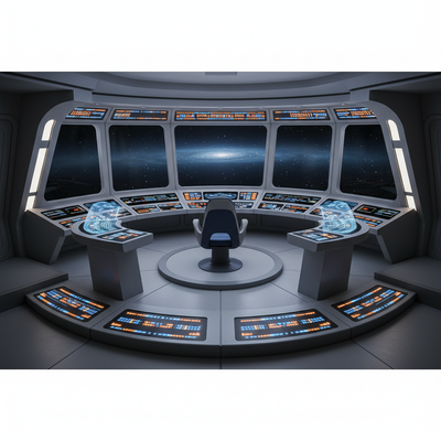 Sci-Fi Command virtual background
